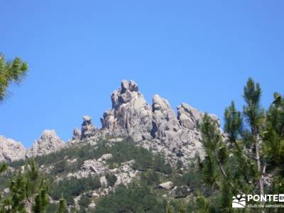 Circo de La Pedriza;bastones trekking viajes de aventura rutas de toledo